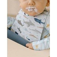 Lou Lou Lollipop Dinner Time Bundle - Silicone Bib - Shark
