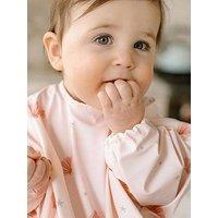 Lou Lou Lollipop Dinner Time Bundle - Sleeved Bib - Pink