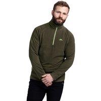 Trespass Mens Blackford Microfleece Anti-Pill 1/4 Zip Fleece - Olive