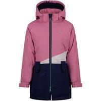 Trespass Girls Bligh Waterproof Windproof Detachable Hood Jacket - Pink