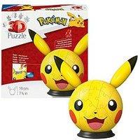 Pokemon Pikachu With Ears 3D Puzzle Ball, 72Pc