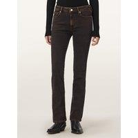 Allsaints Womens High Rise Slim Bootcut Jeans - Brown