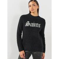 Allsaints Womens Saints Sinner Knit - Black