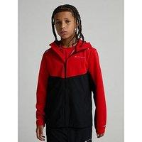 Monterrain Junior Bolt 3.0 Space Dye Windbreaker - Black/Red
