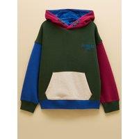 Joules Boys Colourblock Hooded Kangaroo Pocket Hoodie