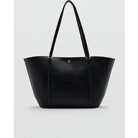 Mango Double Handle Shopper School & Bag - Black
