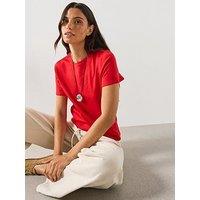 Mango 100% Cotton T-Shirt - Red