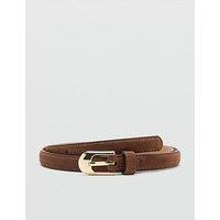 Mango Bovine Leather Belt - Brown