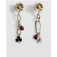 Mango Long Flower Earrings