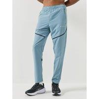 Monterrain Mens Woven Stretch Tapered Running Pants - Grey