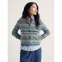 Seasalt Cornwall Cove Cottage Cardigan - Blue