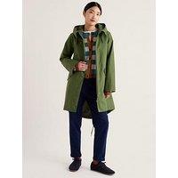Seasalt Cornwall Women'S Hooded Seafaring Coat - Green