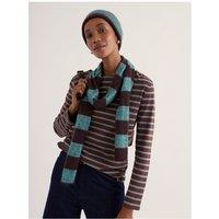 Seasalt Cornwall Womens Minimalist Block Stripe Long Scarf