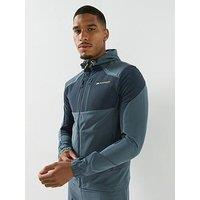 Monterrain Mens Orbit Woven Running Hoody - Dark Grey