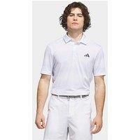 Adidas Men'S Ultimate365 Tour Cool Feeling Deco Golf Polo Shirt - White