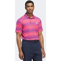 Adidas Men'S Ultimate365 Mesh Climacool Golf Polo Shirt - Pink