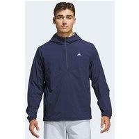 Adidas Men'S Ultimate365 Durable Water-Repellent Wind Quarter-Zip Golf Sweatshirt - Navy