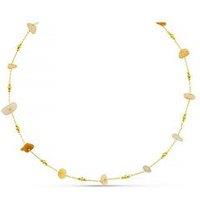 Orelia Mixed Semi Chip & Bead Necklace