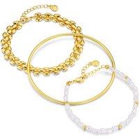 Orelia Pearl, Chain & Bangle Wrist Pack