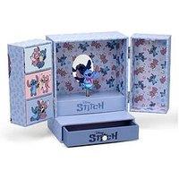 Disney Lilo And Stitch Musical Wind-Up Spinning Charm Jewellery Box