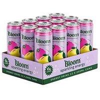 Bloom Sparkling Energy Drink - Raspberry Lemon - 12 X 250Ml