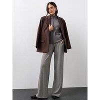 The Very Collection Wide Leg Check Trousers Co Ord