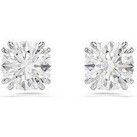 Swarovski Stilla Stud Earrings - Silver