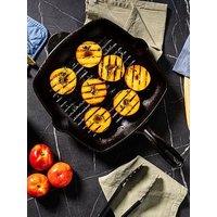 Vonshef Seasoned Cast Iron Griddle Pan