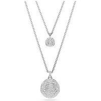 Swarovski Sublima Layered Pendant - Silver