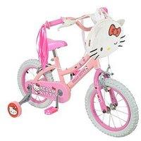 Hello Kitty 14" Squishle Bike With Backpack And Tassles