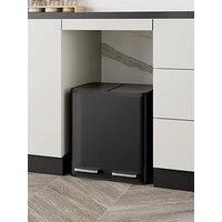 Vonshef 30L Matte Black Double Bin
