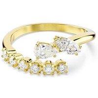 Swarovski Mesmera Open Cuff Ring - Gold