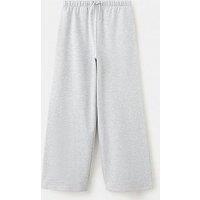 Mango Girls Wide Leg Joggers - Grey
