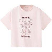 Mango Girls Travel Must Haves Short Sleeve Tshirt - Light Pink