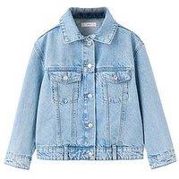 Mango Girls Alice Denim Jacket - Light Blue
