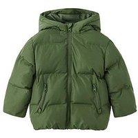 Mango Younger Boys Padded Coat - Green
