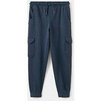 Mango Boys Cargo Jogger Trousers - Navy