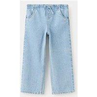 Mango Younger Girls Relaxed Fit Jeans - Blue