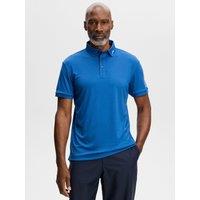 J Lindeberg Mens Golf Tour Tech Polo - Blue