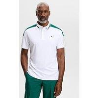 J Lindeberg Mens Golf Donny Polo - White