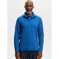 J Lindeberg Mens Golf Leon Quarter Zip Top - Blue