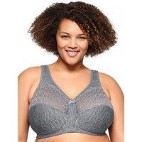 Glamorise 1064 Magic Lift Bra - Gray Heather
