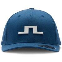 J Lindeberg Mens Curved Peak Adjustable Golf Cap - Blue