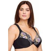 Glamorise 1245 Wonder Wire Bra (Second Sizes) - Floral Print