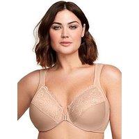 Glamorise 1245 Wonder Wire Bra (Second Sizes) - Cafe