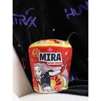 K-Pop Demon Hunters Ramen Mira Shaped Cushion And Blanket Bundle