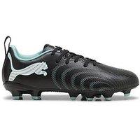 Puma Junior Future 9 Play Firm Ground Football Boots - Black