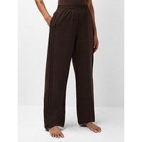 Sweaty Betty Power On Studio Wide Leg Trouser - Brown
