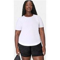 Sweaty Betty Womens Running Breathe Easy Mesh T-Shirt 2.0 - White