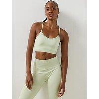 Sweaty Betty Womens Training Textured Seamless Linear Lines Bra - Green